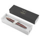 Ручка шариковая PARKER "IM Monochrome Burgundy PVD", корпус бордо, синяя, 2190514