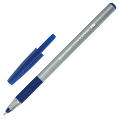 Ручка шариковая с грипом BRAUBERG &laquo;i-STICK POINT&raquo;, КОМПЛЕКТ 20 шт., СИНЯЯ, линия письма 0,35 мм, 144024