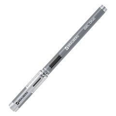 Ручка гелевая BRAUBERG &laquo;GEL ONE&raquo;, ЧЕРНАЯ, стандартный узел 0,5 мм, линия письма 0,35 мм, 144037