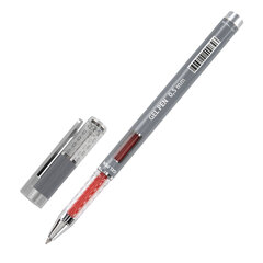 Ручка гелевая BRAUBERG &laquo;GEL ONE&raquo;, КРАСНАЯ, стандартный узел 0,5 мм, линия письма 0,35 мм, 144038