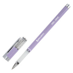 Ручка гелевая BRAUBERG &laquo;GEL ONE PASTEL&raquo;, ЧЕРНАЯ, корпус ассорти, узел 0,5 мм, линия 0,35 мм, 144039