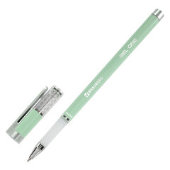 Ручка гелевая BRAUBERG &laquo;GEL ONE PASTEL&raquo;, ЧЕРНАЯ, корпус ассорти, узел 0,5 мм, линия 0,35 мм, 144039