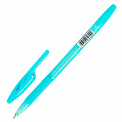 Ручка шариковая с грипом BRAUBERG &laquo;ULTRA GT PASTEL&raquo;, СИНЯЯ, корпус ассорти, линия 0,35 мм, 144053