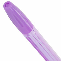 Ручка шариковая с грипом BRAUBERG &laquo;ULTRA GT PASTEL&raquo;, СИНЯЯ, корпус ассорти, линия 0,35 мм, 144053