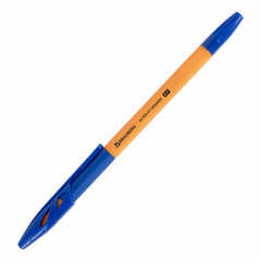 Ручки шариковые с грипом BRAUBERG &laquo;ULTRA GT ORANGE&raquo;, НАБОР 10 ШТУК, СИНИЕ, 0,35 мм, блистер, 144057