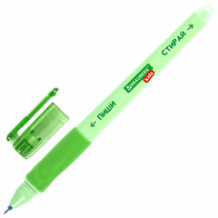 Ручка стираемая гелевая с эргономичным грипом BRAUBERG KIDS &laquo;RESTART COLOR&raquo;, СИНЯЯ, игольчатый пишущий узел 0,5 мм, линия 0,35 мм, 144097
