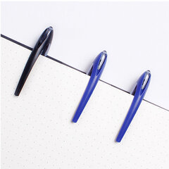 Ручка-роллер Uni-Ball &laquo;AIR Micro&raquo;, СИНЯЯ, корпус черный, узел 0,5 мм, линия 0,24 мм, UBA-188-M BLUE