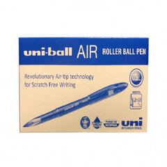 Ручка-роллер Uni-Ball &laquo;AIR Micro&raquo;, СИНЯЯ, корпус голубой, узел 0,5 мм, линия 0,24 мм, 15951
