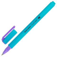 Ручка гелевая BRAUBERG &laquo;COLOR NEON&raquo;, ЧЕРНАЯ, корпус ассорти, узел 0,5 мм, линия 0,35 мм, 144120