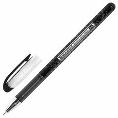 Ручка гелевая BRAUBERG &laquo;Profi-Gel PRO&raquo;, ЧЕРНАЯ, линия письма 0,4 мм, игольчатый наконечник 0,5 мм, печать на корпусе, 144124