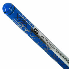 Ручка гелевая BRAUBERG &laquo;Profi-Gel PRO&raquo;, СИНЯЯ, линия письма 0,4 мм, игольчатый наконечник 0,5 мм, печать на корпусе, 144125