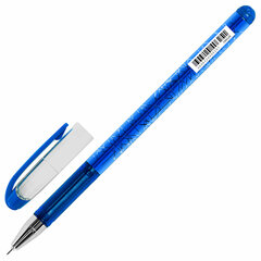 Ручка гелевая BRAUBERG &laquo;Profi-Gel PRO&raquo;, СИНЯЯ, линия письма 0,4 мм, игольчатый наконечник 0,5 мм, печать на корпусе, 144125
