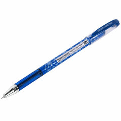 Ручка гелевая BRAUBERG &laquo;Profi-Gel PRO&raquo;, СИНЯЯ, линия письма 0,4 мм, игольчатый наконечник 0,5 мм, печать на корпусе, 144125