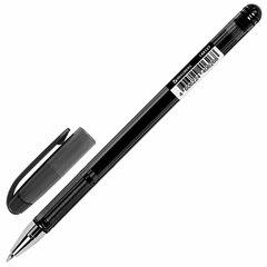 Ручка гелевая BRAUBERG &laquo;Profi-Gel TONE&raquo;, ЧЕРНАЯ, линия письма 0,4 мм, стандартный наконечник 0,5 мм, тонированный корпус, 144127