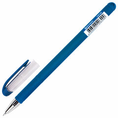 Ручка гелевая BRAUBERG &laquo;Profi-Gel SOFT&raquo;, СИНЯЯ, линия письма 0,4 мм, стандартный наконечник 0,5 мм, прорезиненный корпус SOFT-TOUCH, 144130