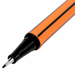 Ручка капиллярная (линер) ЧЕРНАЯ, BRAUBERG &laquo;FINE 040&raquo;, шестигранная, линия письма 0,4 мм, 144139