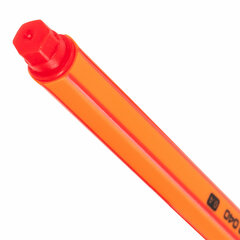 Ручка капиллярная (линер) КРАСНАЯ, BRAUBERG &laquo;FINE 040&raquo;, шестигранная, линия письма 0,4 мм, 144142