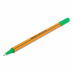 Ручка капиллярная (линер) ЗЕЛЕНАЯ, BRAUBERG &laquo;FINE 040&raquo;, шестигранная, линия письма 0,4 мм, 144144