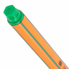 Ручка капиллярная (линер) ЗЕЛЕНАЯ, BRAUBERG &laquo;FINE 040&raquo;, шестигранная, линия письма 0,4 мм, 144144