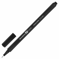 Ручки капиллярные (линеры), 12 ЦВЕТОВ, BRAUBERG ART, &laquo;Classic&raquo;, трехгранные, металлический наконечник, линия письма 0,4 мм, 144147