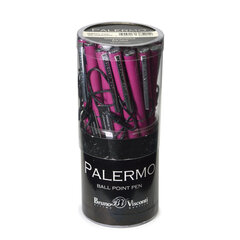 Ручка шариковая BRUNO VISCONTI &laquo;Palermo&raquo;, бордовый металлический корпус, 0,7 мм, синяя