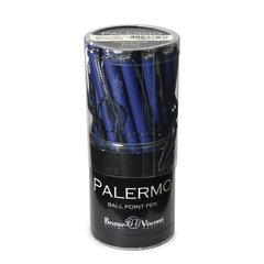 Ручка шариковая BRUNO VISCONTI &laquo;Palermo&raquo;, темно-синий металлический корпус, 0,7мм, си