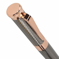 Ручка подарочная шариковая GALANT &laquo;Taut&raquo;, корпус оружейный металл, детали розовое золото, узел 0,7 мм, линия письма 0,5 мм, синяя, 144170