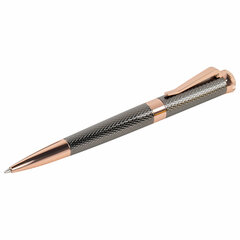 Ручка подарочная шариковая GALANT &laquo;Taut&raquo;, корпус оружейный металл, детали розовое золото, узел 0,7 мм, линия письма 0,5 мм, синяя, 144170