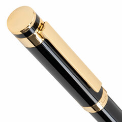 Ручка подарочная шариковая GALANT &laquo;Bernini&raquo;, корпус черный, детали золото, узел 0,7 мм, линия письма 0,5 мм, синяя, 144177