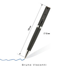 Ручка подарочная шариковая BRUNO VISCONTI &laquo;Milano&raquo;, корпус черный, 1 мм, синяя, 20-0224/<wbr/>01