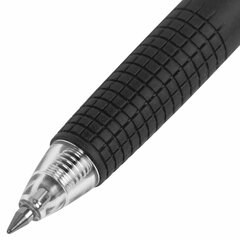 Ручка гелевая автоматическая с грипом BRAUBERG &laquo;GLA&raquo;, ЧЕРНАЯ, стандартный узел 0,5 мм, линия письма 0,35 мм, 144215