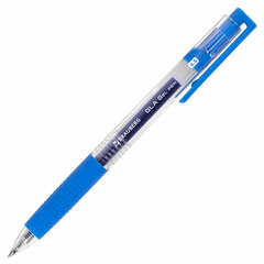 Изображение товара Ручка гелевая автоматическая с грипом BRAUBERG «GLA», СИНЯЯ, стандартный узел 0,5 мм, линия письма 0,35 мм, 144216