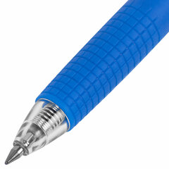 Ручка гелевая автоматическая с грипом BRAUBERG &laquo;GLA&raquo;, СИНЯЯ, стандартный узел 0,5 мм, линия письма 0,35 мм, 144216