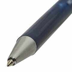 Ручка шариковая автоматическая BRAUBERG &laquo;Metropolis&raquo;, СИНЯЯ, корпус синий, пишущий узел 0,5 мм, линия письма 0,3 мм, 144221