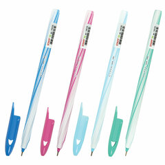 Ручка шариковая STAFF &laquo;CANDY PASTEL&raquo;, синяя, игольчатый узел 0,6 мм, линия 0,3 мм, 144235