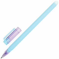 Ручка стираемая гелевая ЮНЛАНДИЯ &laquo;Лимонад&raquo;, СИНЯЯ, + 5 сменных стержней, прорезиненный корпус, узел 0,5 мм, линия письма 0,35 мм, 144241