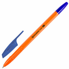 Ручка шариковая BRAUBERG &laquo;X-333 ORANGE&raquo;, 12+1 В ПОДАРОК!, синяя, КОМПЛЕКТ 13 шт., узел 0,7 мм, линия 0,35 мм, 144254