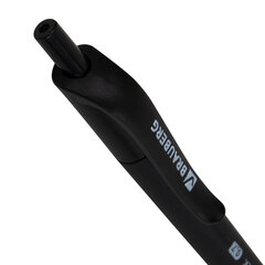 Ручка шариковая масляная автоматическая BRAUBERG &laquo;Extra Glide RT SOFT BLK&raquo;, СИНЯЯ, игольчатый наконечник 0,7 мм, линия 0,5 мм, 144261
