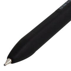 Ручка шариковая масляная автоматическая BRAUBERG &laquo;Extra Glide RT SOFT BLK&raquo;, СИНЯЯ, игольчатый наконечник 0,7 мм, линия 0,5 мм, 144261