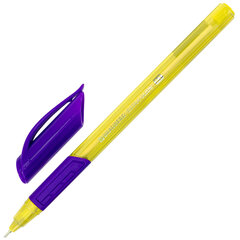 Ручка шариковая масляная с грипом BRAUBERG &laquo;Extra Glide GT Color&raquo;, СИНЯЯ, трехгранная, игольчатый наконечник 0,7 мм, линия 0,5 мм, 144264