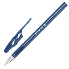 Ручка гелевая BRAUBERG "ULTRA GEL NAVY BLUE", ТЕМНО-СИНЯЯ, стандартный наконечник 0,5 мм, линия письма 0,35 мм, 144281