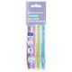 Ручки гелевые "BRAUBERG ULTRA GEL PASTEL", СИНИЕ, НАБОР 4 ШТУКИ, стандартный наконечник 0,5 мм, линия письма 0,35 мм, 144282