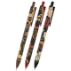 Ручка шариковая автоматическая BRUNO VISCONTI "ArtClick", СИНЯЯ, Flora.Black, ассорти, 0,5 мм, 20-0374/01
