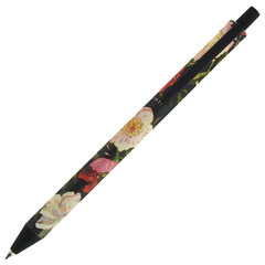 Ручка шариковая автоматическая BRUNO VISCONTI &laquo;ArtClick&raquo;, СИНЯЯ, Flora.Black, ассорти, 0,5 мм, 20-0374/<wbr/>01