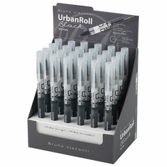 Ручка-роллер BRUNO VISCONTI &laquo;UrbanRoll&raquo;, черная, 0,5 мм, линия 0,3 мм, 20-0381/<wbr/>12