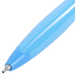 Ручка шариковая автоматическая масляная BRAUBERG &laquo;DUAL COLOR&raquo;, СИНЯЯ, игольчатый наконечник 0,7 мм, линия письма 0,35 мм, 144327