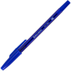 Ручки шариковые BRAUBERG 927 PRO &laquo;WRITING 3.0&raquo;, КОМПЛЕКТ 12 ШТ., СИНИЕ, пишущий узел 0,5 мм, линия письма 0,25 мм, 144338