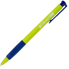 Ручка шариковая автоматическая BRAUBERG A-30 COLOR MIX &laquo;WRITING 3.0&raquo;, СИНЯЯ, пишущий узел 0,5 мм, линия письма 0,25 мм, 144341