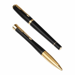 Набор PARKER &laquo;Urban Black GT&raquo;: шариковая ручка синяя и перьевая ручка синяя, 2093381