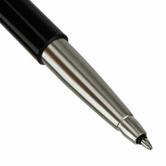 Ручка-роллер PARKER &laquo;Vector Black&raquo;, корпус черный лак, детали из нержавеющей стали, синяя, S0319630